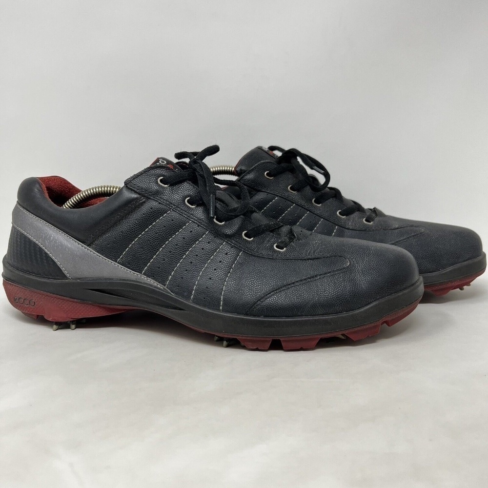 ECCO Cool III Golf Shoes Biom Black Leather Mens 12 US 46 EU